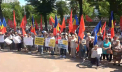 PSRM a iesit din nou la protest in fata Parlamentului: „Jos Guvernul”