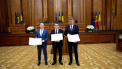 Declaratia comuna a Parlamentelor Romaniei si Republicii Moldova - semnata de catre Igor Grosu, Florin Citu si Marcel Ciolacu - FOTO