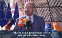Presedintele Consiliului European: „Sunt increzator ca astazi vom acorda statutul de candidat Ucrainei si Moldovei” - VIDEO