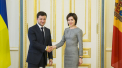 Ce a discutat Maia Sandu cu presedintele Ucrainei, Volodimir Zelenski, inainte de reuniunea liderilor UE, la Bruxelles