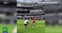 Kyllian Mbappe si-a incercat fortele pe un teren de fotbal american - VIDEO 