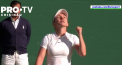 Tenismena Simona Halep a obtinut o victorie dificila in turul secund de la Wimbledon si a acces in saisprezecimile competitiei de Mare Slem - VIDEO
