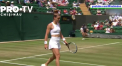 A cincea favorita la castigarea trofeului de la Wimbledon a fost eliminata de pe tabloul feminin - VIDEO