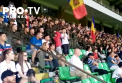 Circa 3 mii de suporteri, printre care si un grup de militari, s-au adunat in tribunele stadionului Zimbru pentru a sustine formatia Sfantul Gheorghe in batalia din preliminariile UEFA Conference League - VIDEO
