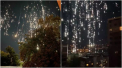 „Ploaie de foc” - Imagini terifiante dupa un atac cu munitie incendiara in Donetk - VIDEO