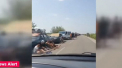 Oamenii din apropierea centralei de la Zaporojie incep sa paraseasca regiunea. S-au format cozi uriase de masini - VIDEO 