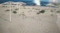 Trei oameni au fost aruncati in aer de o mina pe o plaja de langa Odesa. Doi au murit si unul a fost ranit - VIDEO 