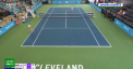 Tenismena Alize Cornet a trecut aseara de runda de debut a turneului de la Cleveland - VIDEO