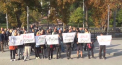 Partidul SOR si-a adus din nou sustinatorii pentru a protesta in fata Presedintiei. Ce cer de aceasta data 
