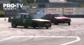 Masinele tunate, cu sute de cai putere sub capota, au lasat in urma lor nori imensi de fum si praf, la Singera. 16 amatori ai derapajului controlat s-au dat in spectacol in cadrul turneului national de drift - VIDEO 
