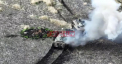 Ucrainenii au lovit un blindat rusesc in timp ce incerca sa salveze echipajul unui alt blindat rusesc. Deznodamant remarcabil - VIDEO 