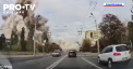 In orasul Dnipro un crater urias ramas dupa bombardamentul de ieri al rusilor, a fost astupat peste noapte - VIDEO