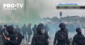 Au aprins fumigene si torte. Dezordini in masa - provocate de fanii gruparii Maccabi Haifa in timpul partidei cu PSG - VIDEO 