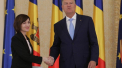 Klaus Iohannis, alaturi de Maia Sandu in Parlamentul Romaniei, incurajeaza promovarea femeilor in politica