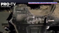 Ce a mai ramas din masina lui Kiril Stremousov, omul rusilor in Herson, mort intr-un accident de masina ale carui circumstante inca nu sunt clare - VIDEO