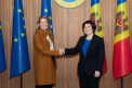 Roberta Metsola a discutat cu Natalia Gavrilita, la Guvern. Presedinta Parlamentului European: „Am vazut cat de mult lucrati asupra realizarii obiectivelor stabilite” - FOTO 