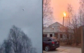  „Boom”, urmat de o explozie spectaculoasa: Sistemul german IRIS-T a distrus una dupa alta doua rachete rusesti deasupra Kievului - VIDEO