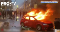 Fanii selectionatei din Maroc, care aseara a inregistrat o victorie surprinzatoare in fata Belgiei, au facut ravagii pe strazile din Bruxelles. Suporterii au vandalizat orasul si au incendiat cateva masini - VIDEO