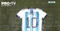 Un artist din Columbia a creat cel mai mare tricou gonflabil din lume. Pe spatele uniformei improvizate este imprimat numele si numarul de joc pe care il are Lionel Messi in selectionata Argentinei - VIDEO