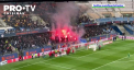 Fanii clubului Montpellier au intrerupt un meci al echipei favorite din esalonul superior francez, fiind nemultumiti de prestatia fotbalistilor - VIDEO