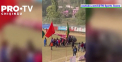 Un meci de fotbal din Nepal - intrerupt din cauza unui elicopter care a aterizat chiar pe teren - VIDE0