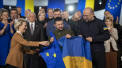 Intalnire istorica la Kiev. Ursula von der Leyen, Charles Michel si 15 comisari participa la un summit UE - Ucraina - VIDEO