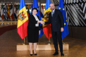 Prim-ministrul tarii, Natalia Gavrilita, la discutii cu presedintele Consiliului European, Charles Michel: „Am vorbit despre valorificarea statutului de tara candidata pentru aderarea la UE” - FOTO/VIDEO
