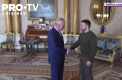 Volodimir Zelenski a mers intr-o vizita surpriza in Marea Britanie. A discutat cu regele Charles, cu premierul Rishi Sunak si maine ajunge la Paris - VIDEO
