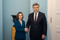„Am facut un schimb de opinii privind evolutiile de securitate regionala”. Sefa statului a discutat cu prim-ministrul Croatiei, in contextul Conferintei de la Munchen - FOTO