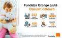 Fundatia Orange ajuta. Am daruit caldura pentru 243 de familii social dezavantajate din tara
