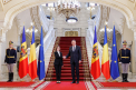 Maia Sandu - intampinata la Palatul Cotroceni de catre presedintele Romaniei, Klaus Iohannis - VIDEO