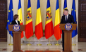 Klaus Iohannis, dupa discutiile avute cu Maia Sandu, la Palatul Cotroceni: „Amenintarile din exterior la adresa Moldovei sunt deosebit de ingrijoratoare” - VIDEO