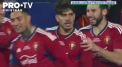 Osasuna a obtinut un succes in prima mansa din semifinalele Cupei Spaniei. Clubul din Pamplona a invins gruparea Athletic Bilbao - VIDEO
