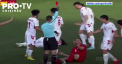 Una dintre cele mai rapide eliminari din istoria fotbalului a avut loc in Cupa Asiei Under 20. A primit cartonasul rosu dupa doar cinci secunde - VIDEO