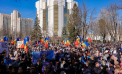 Protest violent la Chisinau: „Jos dictatura”. Peste 50 de protestatari au fost retinuti de oamenii legii - VIDEO