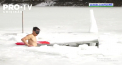 Un ceh a intrat in Cartea Recordurilor dupa ce a coborat la peste 52 de metri adancime, intr-un lac inghetat din Elvetia - VIDEO
