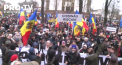 Protest organizat de Partidul SOR, in capitala. Mai multe persoane din diferite regiuni ale tarii au fost aduse in fata Parlamentului. Ce au solicitat manifestantii - VIDEO