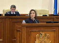 Presedintele tarii, discurs in plenul Parlamentului: „UE - unica noastra sansa de a construi o tara in care doar cetatenii ei au dreptul sa-si decida soarta”. Ce a solicitat sefa statului legislativului - VIDEO