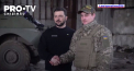  Volodimir Zelenski, pe linia frontului din apropierea orasului Bahmut: „Va multumim ca protejati statul, suveranitatea si estul Ucrainei” - VIDEO