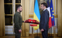 Macron si Zelenski, discutii privind organizarea unui „summit pentru pace”. Zelenski:  „Multumesc Frantei pentru sprijinul constant”
