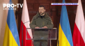 Volodmir Zelenski, la Varsovia: „Inimile ucrainene si poloneze bat pentru aceeasi libertate”. Andrzej Duda: „Suntem gata sa mai dam sase” - VIDEO