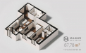 MilaniN: Apartamente in centru de 87m2: Investitie profitabila pentru viitor