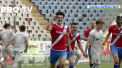 Formatia Gloria Buzau a invins gruparea CSA Steaua Bucuresti. Jucatorii au evoluat din primele minute ale meciului - VIDEO