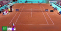 Singura romanca ramasa in concurs la Mastersul de la Madrid, Irina Begu, isi continua parcursul excelent - VIDEO