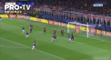 Inter a invins AC Milan in prima mansa a semifinalei Ligii Campionilor. Circa 76 de mii de fani au asistat la confruntarea de pe San Siro - VIDEO