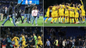 Jucatorii Barcelonei, alergati de pe teren de fanii rivalei, in timp ce sarbatoreau castigarea titlului - VIDEO
