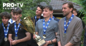 Petrocub Hincesti a primit medaliile de argint si trofeul pentru locul doi in Super Liga Moldovei - VIDEO