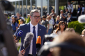 Summitul CPE: Presedintele Serbiei, Aleksandar Vucic cere retragerea primarilor albanezi din nordul Kosovei - VIDEO