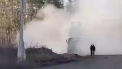  Gest nebunesc: Un biciclist trece prin fata unui HIMARS in timpul lansarii. Nici macar nu s-a uitat in urma - VIDEO 