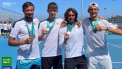 Echipa masculina de tenis a Moldovei a ocupat locul doi in a treia divizie valorica de la Cupa Davis si s-a calificat in a doua grupa - VIDEO 